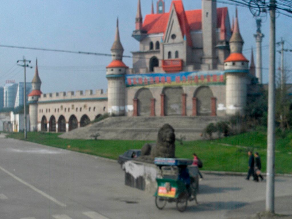 Abandoned theme park in Chengdu, China.