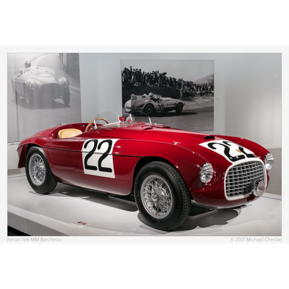 1949 Ferrari 166 MM Barchetta.