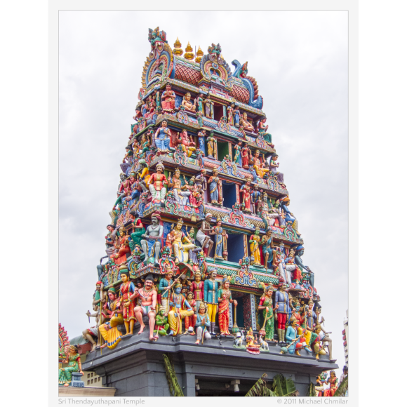 Sri Thendayuthapani Temple, in Singapore.