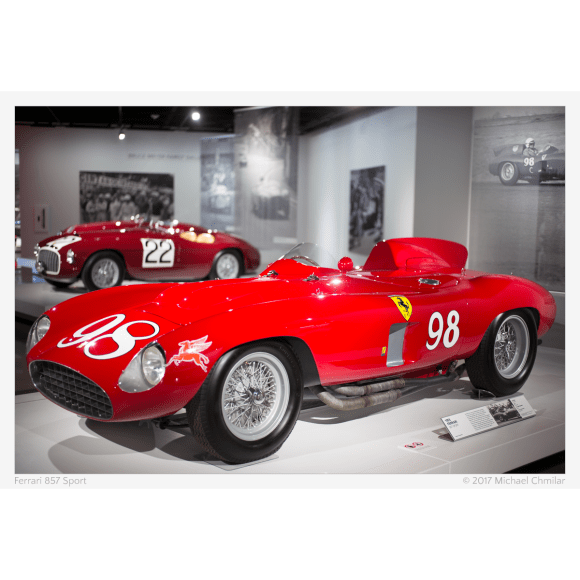 1955 Ferrari 857 Sport.